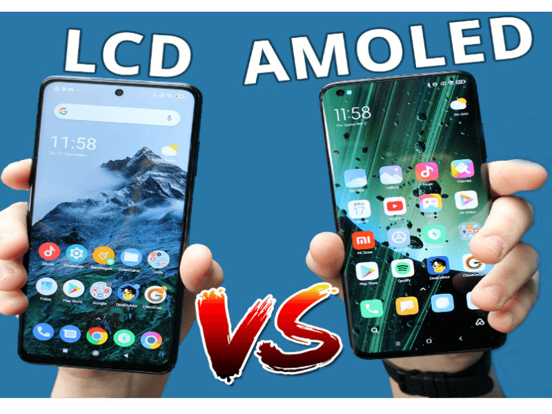 AMOLED and TFTLCD screens